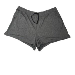 Joe Fresh Plus Size 3X‎ Drawstring Grey Shorts Knit NEW Activewear summer